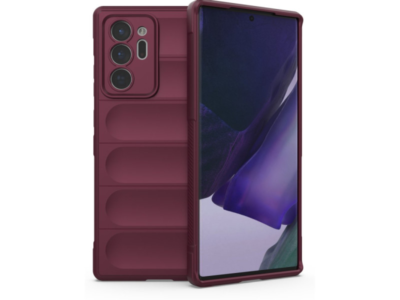 Newface Samsung Galaxy Note 20 Ultra Kılıf Optimum Silikon - Bordo