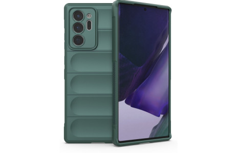 Newface Samsung Galaxy Note 20 Ultra Kılıf Optimum Silikon - Koyu Yeşil