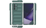Newface Samsung Galaxy Note 20 Ultra Kılıf Optimum Silikon - Koyu Yeşil