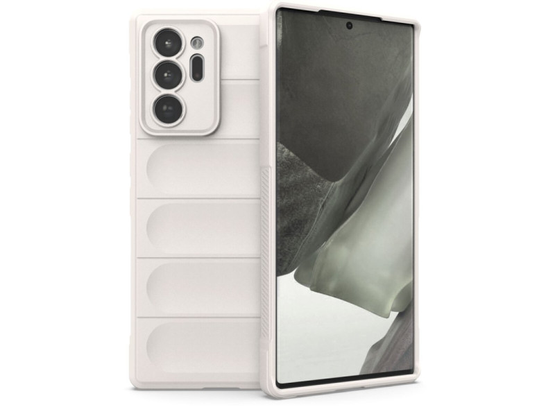 Newface Samsung Galaxy Note 20 Ultra Kılıf Optimum Silikon - Krem