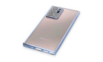 Newface Samsung Galaxy Note 20 Ultra Kılıf Razer Lensli Silikon - Açık Mavi