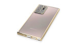 Newface Samsung Galaxy Note 20 Ultra Kılıf Razer Lensli Silikon - Gold