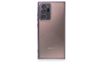 Newface Samsung Galaxy Note 20 Ultra Kılıf Razer Lensli Silikon - Mor