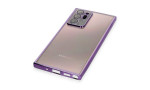 Newface Samsung Galaxy Note 20 Ultra Kılıf Razer Lensli Silikon - Mor