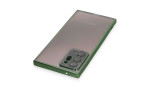 Newface Samsung Galaxy Note 20 Ultra Kılıf Razer Lensli Silikon - Yeşil