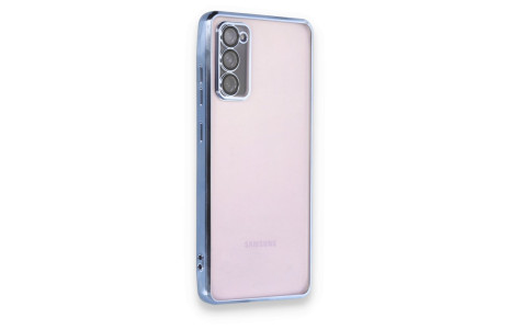 Newface Samsung Galaxy S20 FE Kılıf Razer Lensli Silikon - Açık Mavi