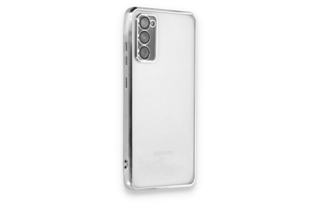 Newface Samsung Galaxy S20 FE Kılıf Razer Lensli Silikon - Gümüş