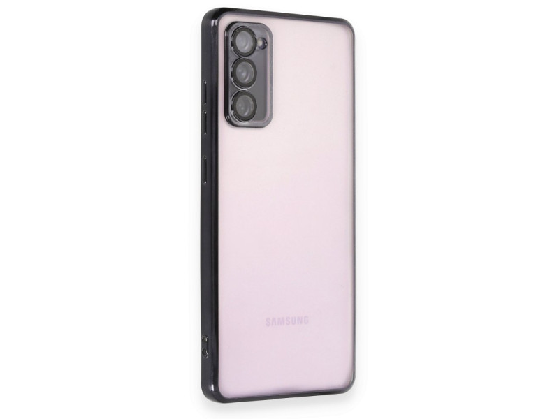 Newface Samsung Galaxy S20 FE Kılıf Razer Lensli Silikon - Siyah