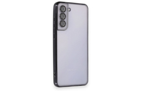 Newface Samsung Galaxy S21 FE Kılıf Razer Lensli Silikon - Siyah