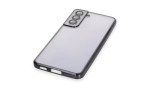 Newface Samsung Galaxy S21 FE Kılıf Razer Lensli Silikon - Siyah