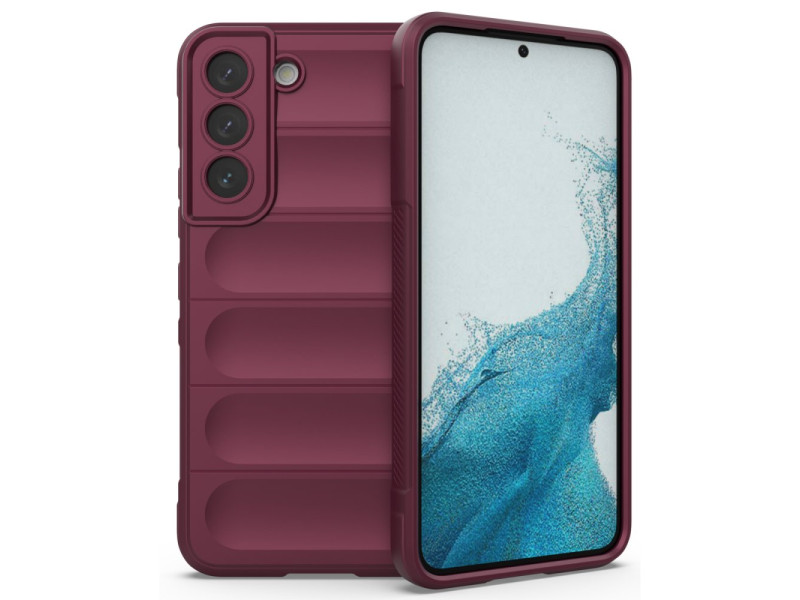 Newface Samsung Galaxy S21 Kılıf Optimum Silikon - Bordo