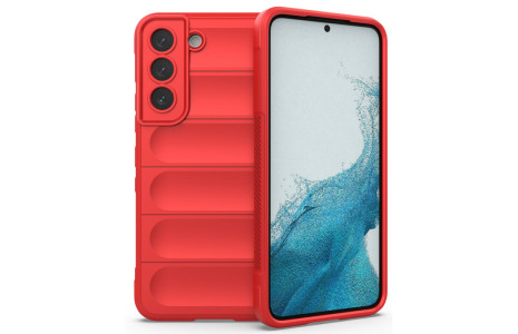 Newface Samsung Galaxy S21 Kılıf Optimum Silikon - Kırmızı