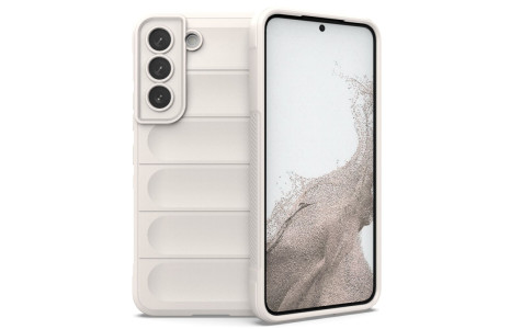 Newface Samsung Galaxy S21 Kılıf Optimum Silikon - Krem