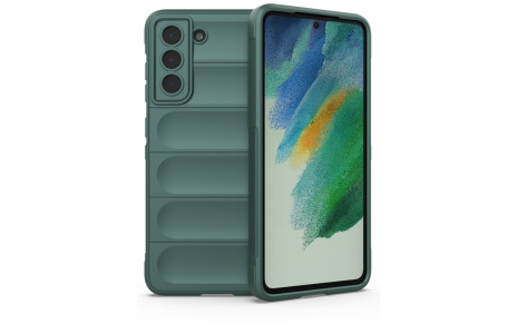 Newface Samsung Galaxy S21 Plus Kılıf Optimum Silikon - Koyu Yeşil