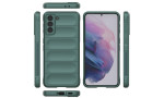 Newface Samsung Galaxy S21 Plus Kılıf Optimum Silikon - Koyu Yeşil