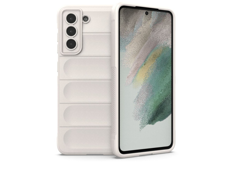 Newface Samsung Galaxy S21 Plus Kılıf Optimum Silikon - Krem