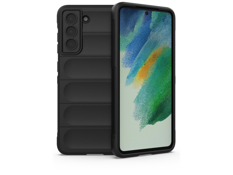 Newface Samsung Galaxy S21 Plus Kılıf Optimum Silikon - Siyah