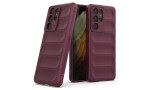 Newface Samsung Galaxy S21 Ultra Kılıf Optimum Silikon - Bordo