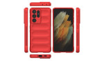 Newface Samsung Galaxy S21 Ultra Kılıf Optimum Silikon - Kırmızı