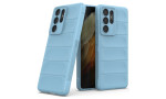 Newface Samsung Galaxy S21 Ultra Kılıf Optimum Silikon - Sky Blue
