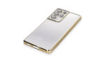 Newface Samsung Galaxy S21 Ultra Kılıf Razer Lensli Silikon - Gold