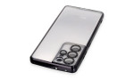 Newface Samsung Galaxy S21 Ultra Kılıf Razer Lensli Silikon - Siyah