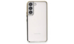 Newface Samsung Galaxy S22 Kılıf Razer Lensli Silikon - Gold