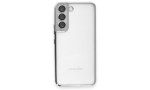 Newface Samsung Galaxy S22 Kılıf Razer Lensli Silikon - Gümüş