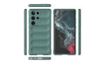 Newface Samsung Galaxy S22 Ultra Kılıf Optimum Silikon - Koyu Yeşil