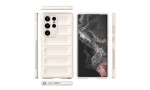 Newface Samsung Galaxy S22 Ultra Kılıf Optimum Silikon - Krem