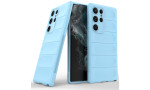 Newface Samsung Galaxy S22 Ultra Kılıf Optimum Silikon - Sky Blue