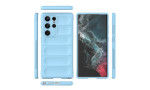Newface Samsung Galaxy S22 Ultra Kılıf Optimum Silikon - Sky Blue