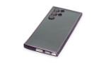 Newface Samsung Galaxy S22 Ultra Kılıf Razer Lensli Silikon - Mor
