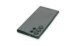 Newface Samsung Galaxy S22 Ultra Kılıf Razer Lensli Silikon - Yeşil