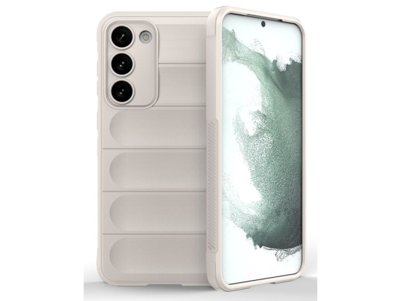 Newface Samsung Galaxy S23 Kılıf Optimum Silikon - Krem