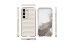 Newface Samsung Galaxy S23 Kılıf Optimum Silikon - Krem