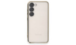 Newface Samsung Galaxy S23 Kılıf Razer Lensli Silikon - Gold