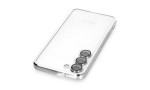 Newface Samsung Galaxy S23 Kılıf Razer Lensli Silikon - Gümüş
