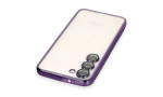 Newface Samsung Galaxy S23 Kılıf Razer Lensli Silikon - Mor