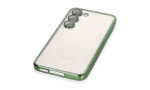 Newface Samsung Galaxy S23 Plus Kılıf Razer Lensli Silikon - Yeşil