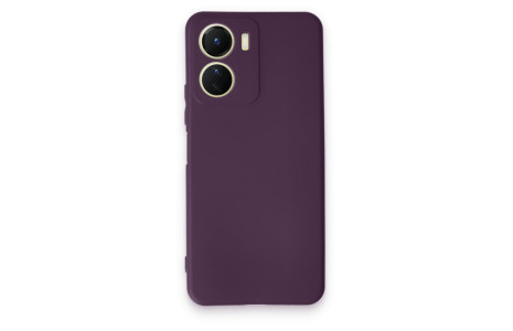 Newface Vivo Y16 Kılıf First Silikon - Mor