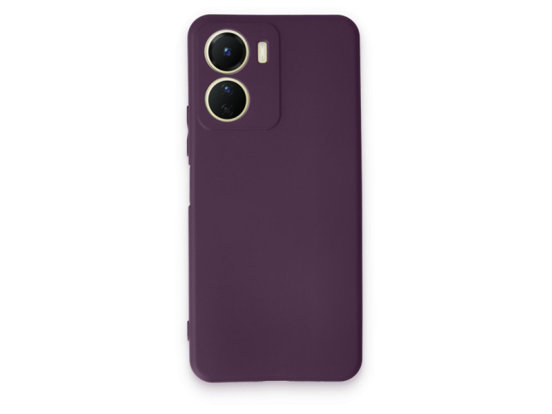 Newface Vivo Y16 Kılıf First Silikon - Mor