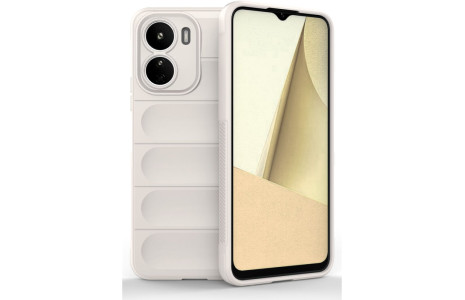 Newface Vivo Y16 Kılıf Optimum Silikon - Krem