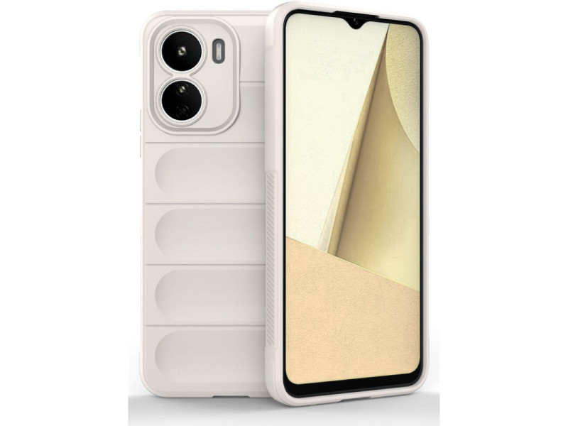 Newface Vivo Y16 Kılıf Optimum Silikon - Krem