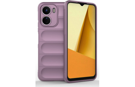 Newface Vivo Y16 Kılıf Optimum Silikon - Mor