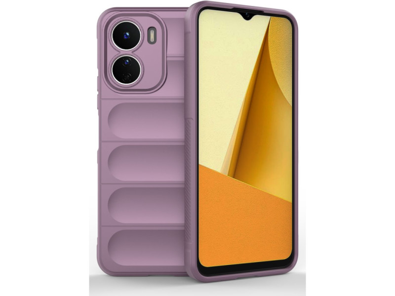 Newface Vivo Y16 Kılıf Optimum Silikon - Mor