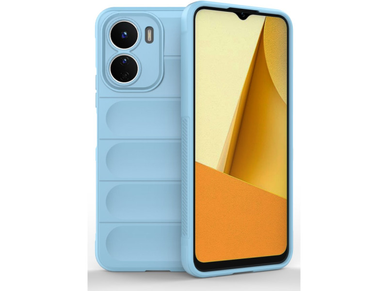 Newface Vivo Y16 Kılıf Optimum Silikon - Sky Blue