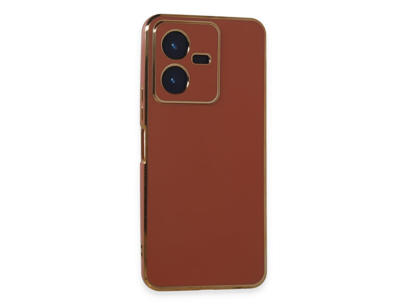 Newface Vivo Y22 2022 Kılıf Volet Silikon - Kırmızı
