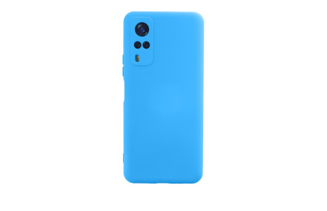 Newface Vivo Y31 2021 Kılıf Nano içi Kadife Silikon - Mavi