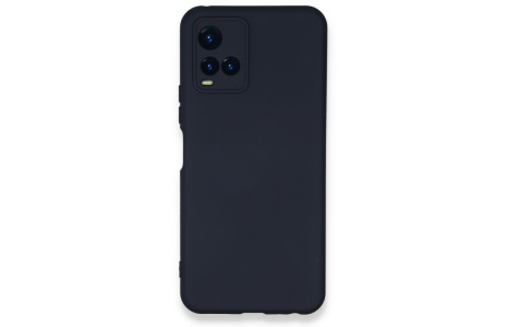 Newface Vivo Y33S Kılıf Nano içi Kadife Silikon - Lacivert